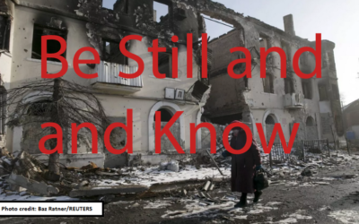 BE STILL AND KNOW